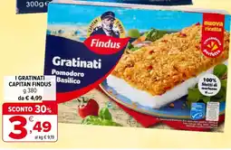 Iperal I gratinati capitan FINDUS offerta