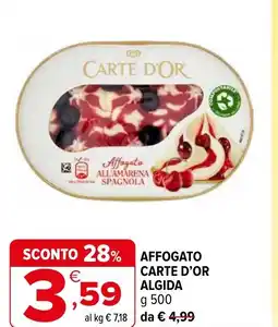Iperal Affogato carte d'or ALGIDA offerta