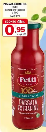 Iperal Passata extrafine PETTI offerta