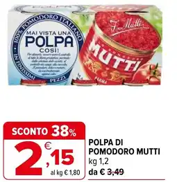 Iperal Polpa di pomodoro MUTTI offerta