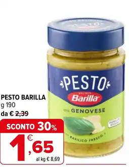 Iperal Pesto BARILLA offerta