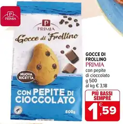 Iperal Gocce di frollino PRIMIA offerta