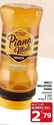 Iperal Miele millefiori piana offerta