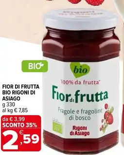Iperal Fior di frutta BIO RIGONI DI ASIAGO offerta