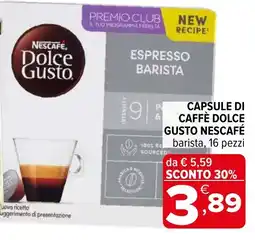 Iperal Capsule di caffè dolce gusto NESCAFÉ offerta