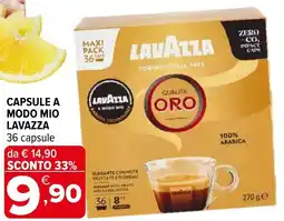 Iperal Capsule a modo mio LAVAZZA offerta