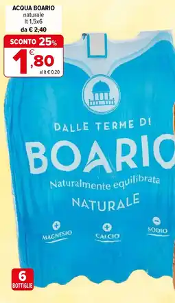 Iperal Acqua BOARIO offerta