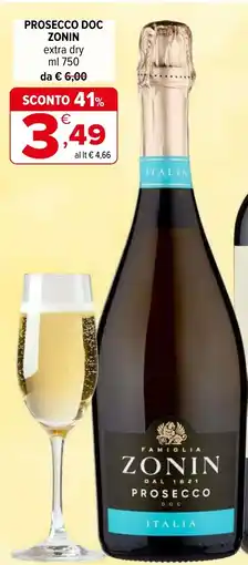 Iperal Prosecco DOC ZONIN offerta