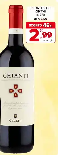Iperal Chianti DOCG cecchi offerta