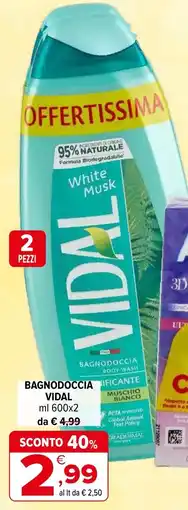 Iperal Bagnodoccia VIDAL offerta