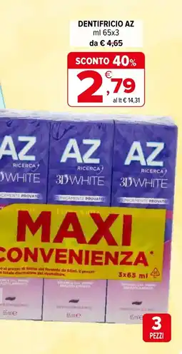 Iperal Dentifricio AZ offerta