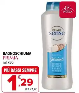 Iperal Bagnoschiuma PRIMIA offerta