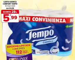 Iperal Carta igienica comfort TEMPO offerta