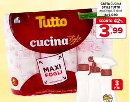 Iperal Carta cucina style TUTTO offerta