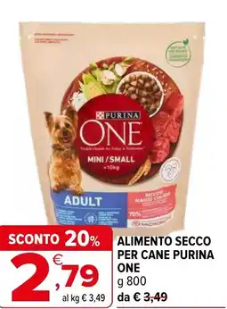 Iperal Alimento secco per cane PURINA offerta