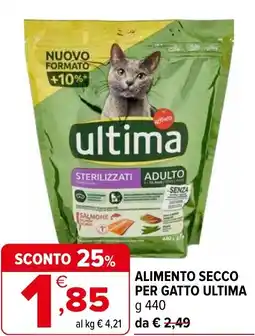 Iperal Alimento secco per gatto ULTIMA offerta