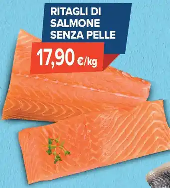 Ritagli di salmone senza pelle
