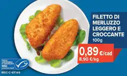 Sapore di Mare Filetto di merluzzo leggero e croccante offerta