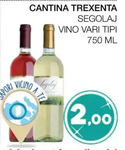 Coop CANTINA TREXENTA SEGOLAJ offerta