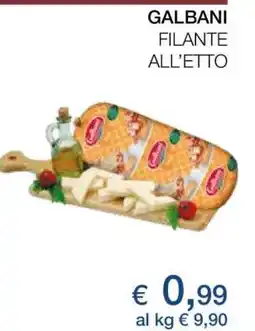 Coop GALBANI FILANTE ALL’ETTO offerta