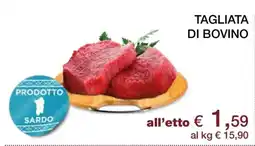 Coop Tagliata di bovino offerta