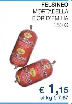 Coop FELSINEO MORTADELLA FIOR D’EMILIA 150 G offerta
