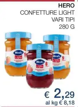 Coop HERO Confetture light offerta