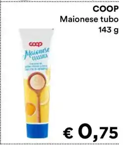Coop COOP Maionese tubo offerta