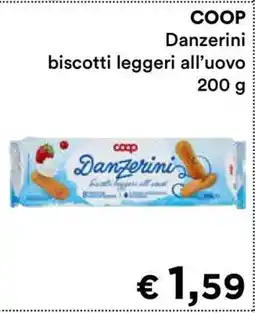 Coop COOP Danzerini biscotti leggeri all’uovo offerta