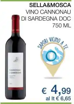 Coop SELLA&MOSCA VINO CANNONAU DI SARDEGNA DOC offerta