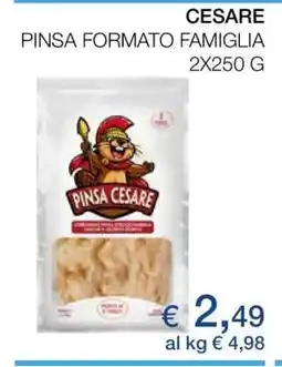 Coop CESARE PINSA FORMATO FAMIGLIA 2X250 G offerta