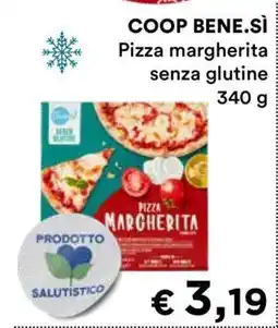 Coop COOP BENE.SÌ Pizza margherita senza glutine offerta