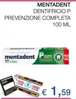 Coop MENTADENT offerta