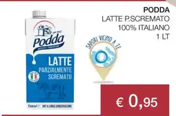 Coop PODDA LATTE P.SCREMATO offerta
