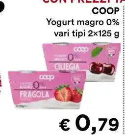 Coop COOP Yogurt Magro 0% offerta