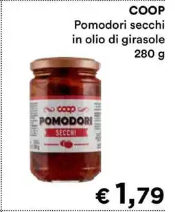 Coop COOP Pomodori secchi in olio di girasole offerta