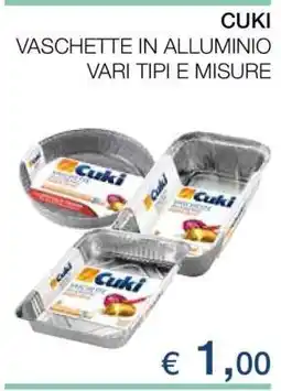 Coop Cuki Vaschette in Alluminio offerta