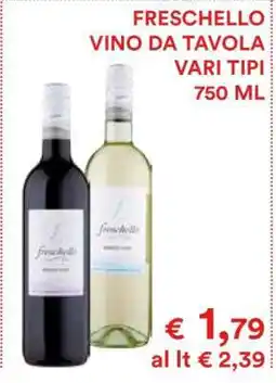 Coop Freschello Vino da Tavola offerta