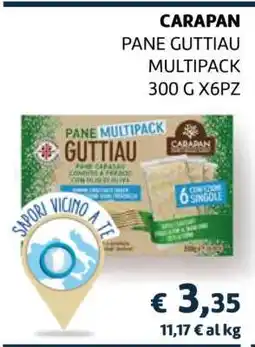 Coop CARAPAN PANE GUTTIAU MULTIPACK offerta