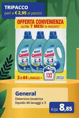 Acqua & Sapone General Detersivo lavatrice liquido offerta