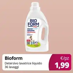 Acqua & Sapone Bioform Detersivo lavatrice liquido 36 lavaggi offerta