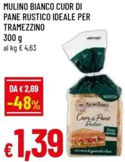 Famila Mulino bianco cuor di pane rustico ideale per tramezzino offerta