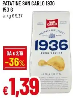 Famila Patatine san carlo 1936 offerta