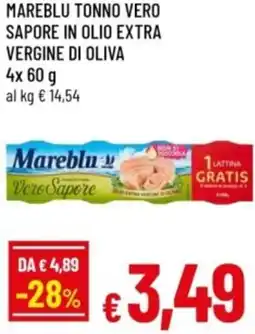 Famila Mareblu tonno vero sapore in olio extra vergine di oliva offerta