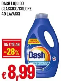 Famila Dash liquido classico/colore 40 lavaggi offerta