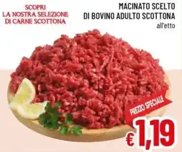 Famila Macinato scelto di bovino adulto scottona offerta