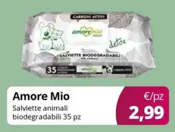 Acqua & Sapone Amore Mio Salviette animali biodegradabili 35 pz offerta
