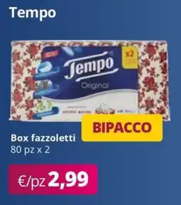 Acqua & Sapone Tempo Box fazzoletti offerta