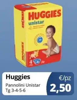 Acqua & Sapone Huggies Pannolini Unistar offerta