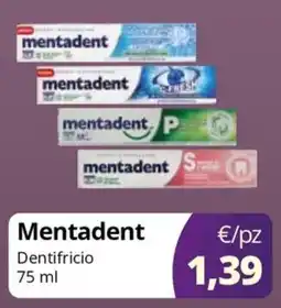 Acqua & Sapone Mentadent Dentifricio offerta